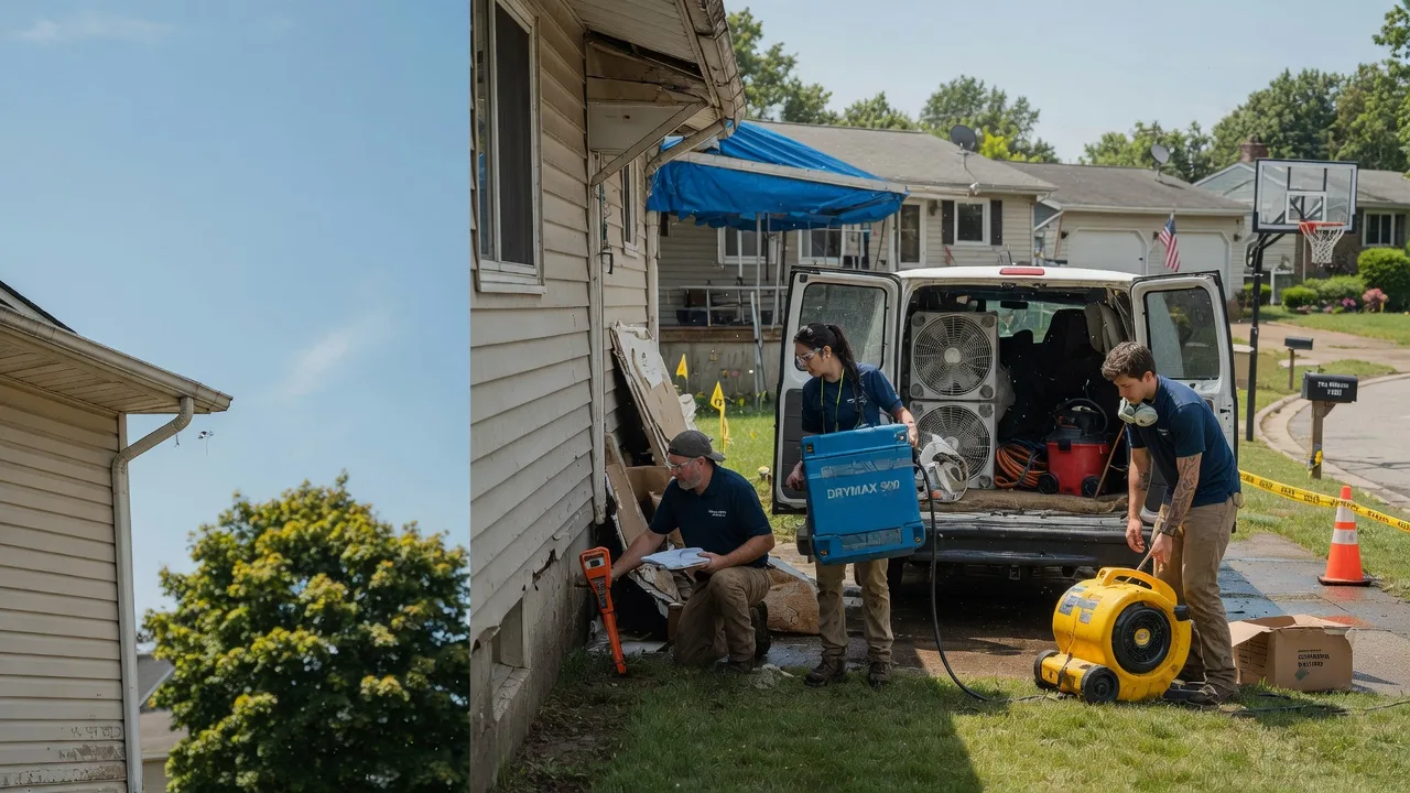 Ceiling Leak Cleanup in Indiana, PA near me